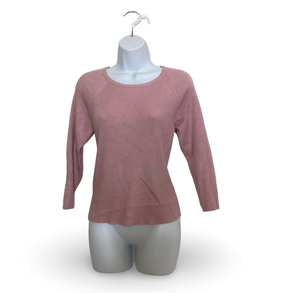 White Stag Ribbed Knit Top